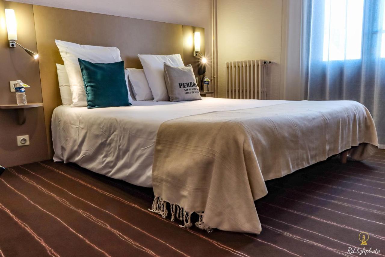 Logis Hotel Du Parc Perros-Guirec Eksteriør bilde
